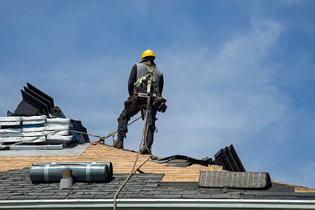 Professional Roofing technician working in Mars Hill, NC